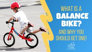 What is a Balance Bike  Pedalless Bicycle for Toddlers amp Kids [upl. by Eehc]