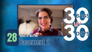 30 Bags in 30 Days  Bag 28  Declutter With Me  Basement 2 [upl. by Carmelina]