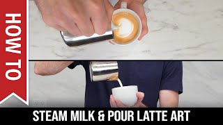 How To Froth Milk for lattes amp cappuccinos without a machine or steam [upl. by Zelazny]