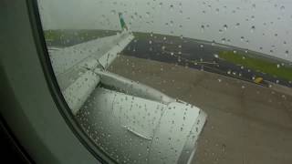 Heavy Turbulence after takeoff from AirportA scary big drop AeroplaneTurbulence TakeOff Flights [upl. by Kulda]