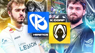 KARMINE CORP VS TEAM HERETICS SHOWMATCH  CAEDREL [upl. by Avigdor652]