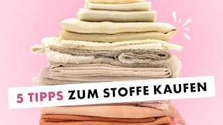 5 Tipps zum Stoffe kaufen  Einblick ins Makerist Lager [upl. by Erodoeht]