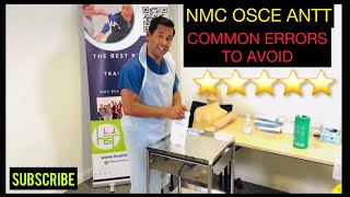 ANTT Aseptic Non Touch Technique common errors to avoid in the OSCE NMC OSCE [upl. by Peggie548]