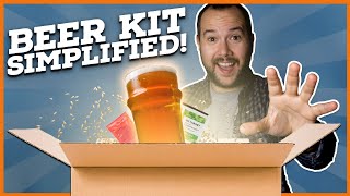 The EASIEST Home Brewing BEER KIT Instructions [upl. by Kcirderf]