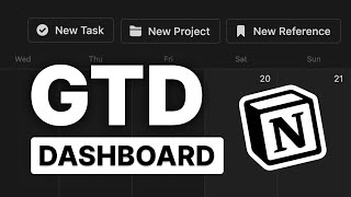 How to use GTD Workflow In Notion [upl. by Aracot]