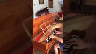 Zuckermann fiveoctave clavichord [upl. by Lawton]