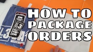 How To EASILY Package amp Ship Clothing Orders Tips Suggestions Supplies [upl. by Yvel810]