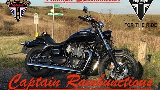 Old 2016 Air Cooled Triumph Speedmaster  1st Ride amp Review [upl. by Ligriv]