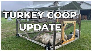 Securing Turkey Coop  Safety Updates  Broad Breasted Whites  Funny Farm Work Ep 63 [upl. by Suivatnom]