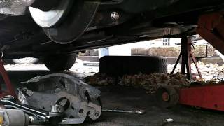 Mercedes w202 c230 suspension rebuild Part2 rear suspensio [upl. by Deaner270]