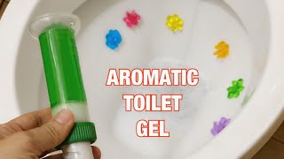 AROMATIC TOILET GEL  Toilet Deodorant Freshener Cleaner Gel [upl. by Eniotna]