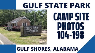 Gulf State Park Camp Site Photos Sites 104 to 198 [upl. by Eillom180]