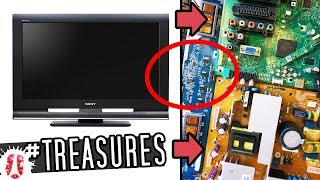 What Can You Find amp Reuse Inside A Computer LCD Monitor Or LCD TV Screen  HOW TO Recover Parts [upl. by Eninaj]