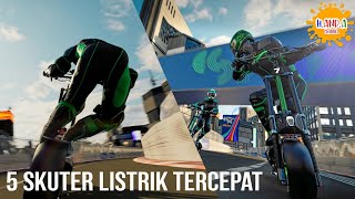 5 Skuter listrik tercepat [upl. by Sybley]