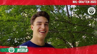 David Edstrom inför NHLdraften 2023 [upl. by Janean]