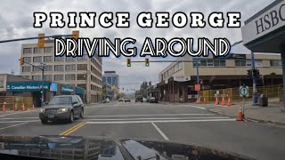 Drive around Prince George British Columbia  Canada  2023 [upl. by Audre]