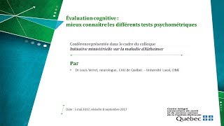 Évaluation cognitive mieux connaître les différents tests psychométriques [upl. by Siari78]