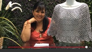 Capita a crochet con cintilla parte 1 diadelasmadres crochet blusapiñanorma [upl. by Nathanoj]