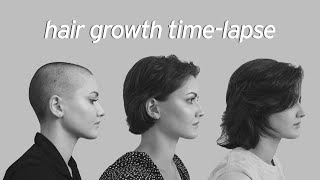 Hair Growth Timelapse  1 Year [upl. by Wootten420]