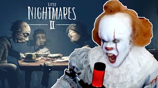 PENNYWISE PLAYS LITTLE NIGHTMARES 2 IT is shookt  Part 1  Prince De Guzman [upl. by Eshman760]