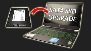 How to Upgrade HP Pavilion Gaming 15 with SATA SSD [upl. by Elohcim914]