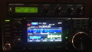 Icom IC 7600 Vs IC 7300 14Mhz SSB [upl. by Lever873]