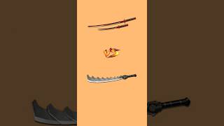 composite sword vs daisho fight🥶☠️ which one of the best weapon 🤔 shadowfight2 shorts edit [upl. by Ennairek]