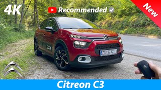 Citroen C3 Shine 2021  Full Indepth review in 4K  Exterior  Interior  Infotainment [upl. by Pacificas]