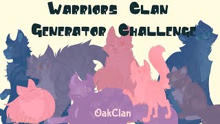 Lets Art WC Clan Generator Challenge  OakClan [upl. by Ernest790]