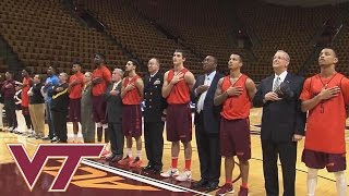 Buzz Williams Virginia Tech Basketball Team Honor Military Veterans [upl. by Themis]