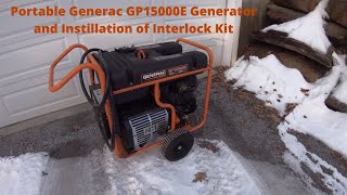 Connecting a portable generator to your house using a generator interlock on your power panel [upl. by Artenahs]