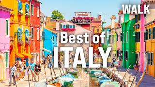 Amazing Italian Destinations in One Walk  Top 10 ITALY 4K Ultra HD60fps [upl. by Leva]