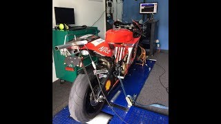 Ducati Desmosedici RR Dyno Run  Pure MotoGP V4 Engine Sound [upl. by Jovia]