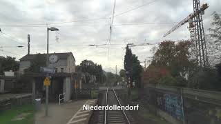 Führerstandsmitfahrt Troisdorf  Koblenz  Rüdesheim [upl. by Volding797]