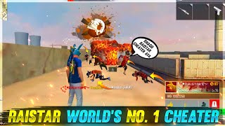 Rai World no1 Cheater😭  1 Vs 20 Kills Raistar Cheater  Garena Free Fire [upl. by Nemaj400]