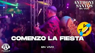 Anthony Santos  COMENSÓ LA FIESTA En Vivo Esto es lo que se llama un merengue pesado [upl. by Aihtak]