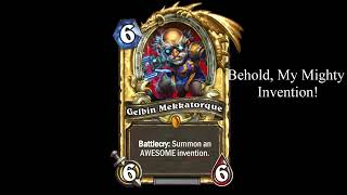 Voice Impressions Hearthstone Gelbin Mekkatorque Voice Line [upl. by Adnaw]