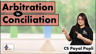 How is Arbitration different from Conciliation ARBITRATION Vs CONCILIATION [upl. by Nahshon840]