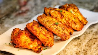 Louisiana Dry Rub Oven Fried Chicken Wings Recipe Must Try [upl. by Leonard]