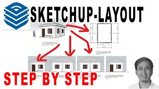 Beginner Tips for making Plan in Sketchup Layout [upl. by Shinberg]