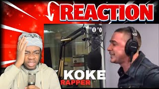 HOOD AMERICAN IS SPEECHLESS  K Koke  Fire In the Booth Part 1  ItsTrell Reaction [upl. by Jorgenson]