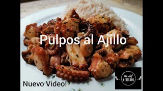 Receta suprema de Pulpos al Ajillo [upl. by Ahsinad]