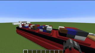 Panamax Container Ship Minecraft Build [upl. by Wrigley]