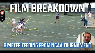 Film Breakdown 8 Meter Feeding from NCAA Womens Tournament [upl. by Onid]