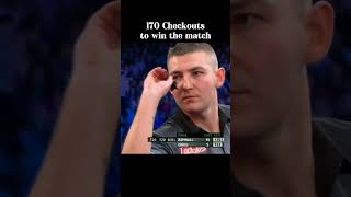 170 Checkouts to win the match darts checkout 170 [upl. by Hafinah]