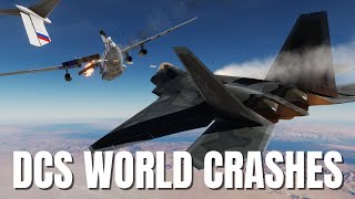 Emergency Landings Takedowns amp More V35  DCS World 27 Modern Flight Sim Crashes [upl. by Amberly531]