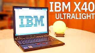 ThinkPad X40  IBMs first ultralight XPad restored amp SSD [upl. by Atronna]