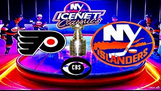 1980 Stanley Cup Final Game 6 Flyers at Islanders CBS feed [upl. by Cirle716]