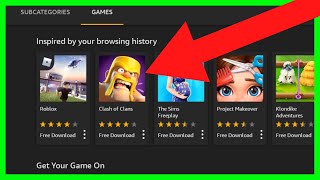 How to Download Games on Amazon Fire Tablet NEW UPDATE in 2022 [upl. by Wilburn51]