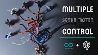 Control Multiple Servo Motors With Arduino amp 16 Channel PWM Servo Motor Driver [upl. by Rabaj]